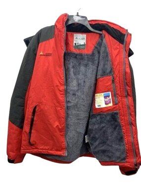 Unco & Boror V.A.TOR 189 Collection Red & Black Women's Weatherproof Jacket SZ 6